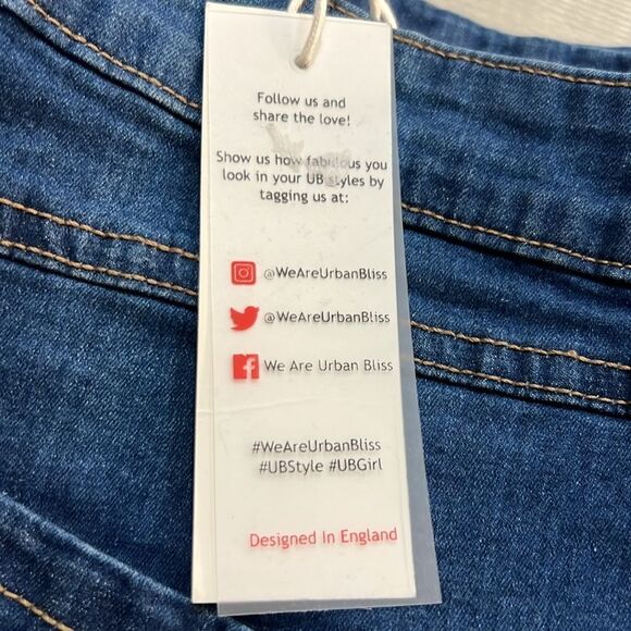 Urban bliss skinny high rise dark blue jeans NWT size 18 - Picture 5 of 9